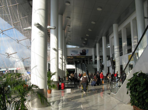 Airport in Naples Italy