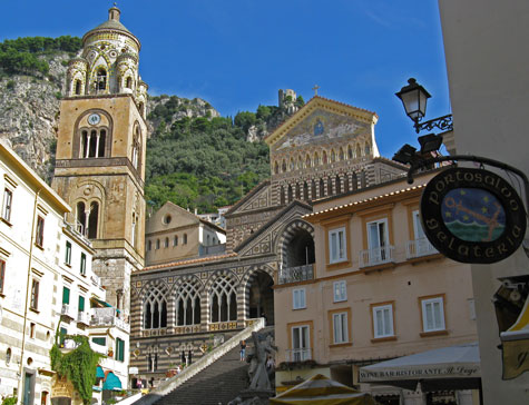 Landmarks in Amalfi Italy