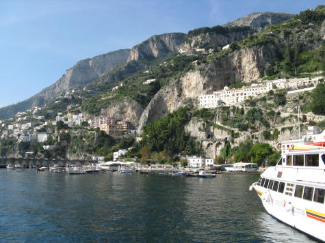 Map of Amalfi Italy